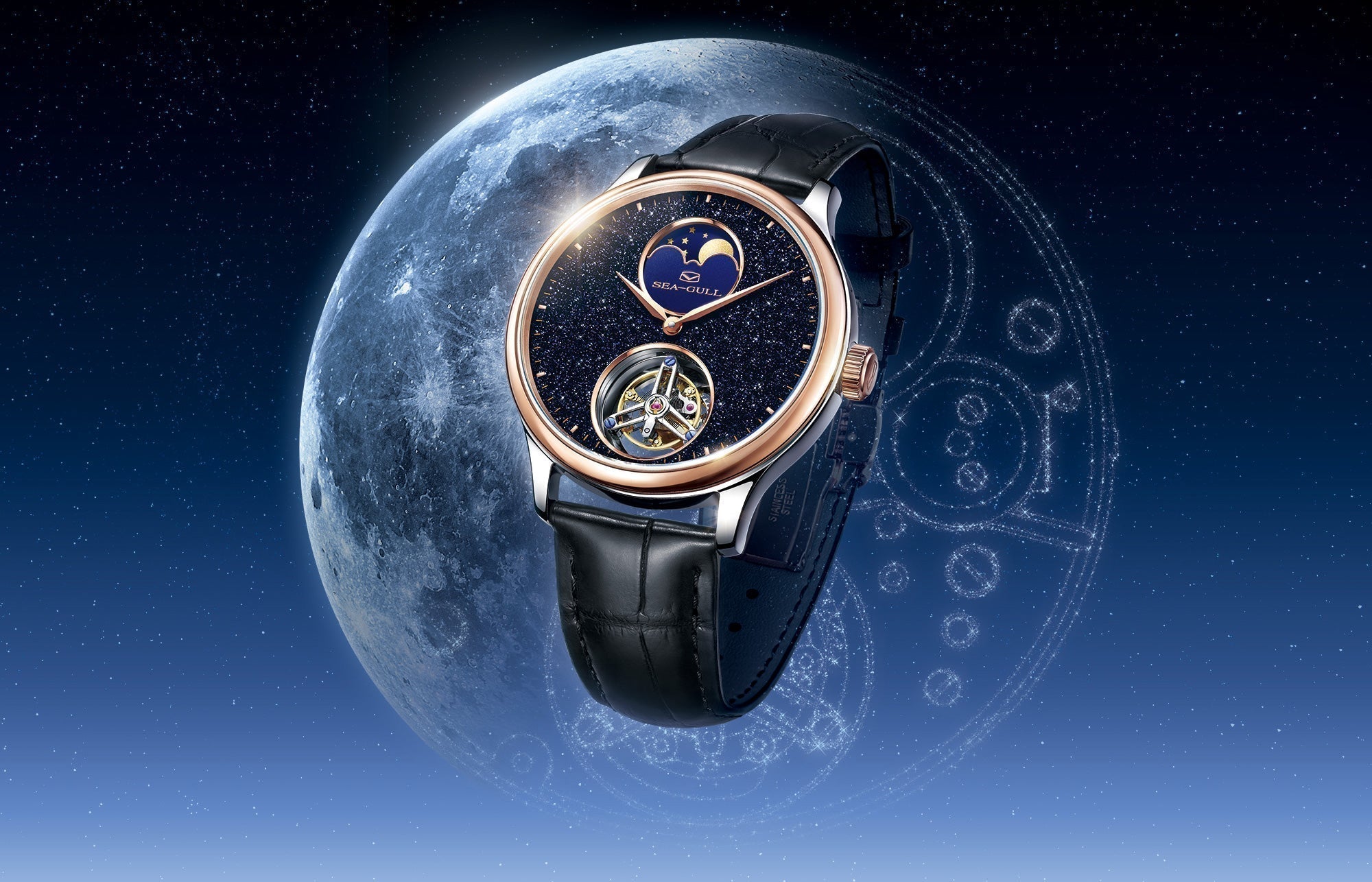 The Complete Guide to SEA-GULL Moon Phase Complications