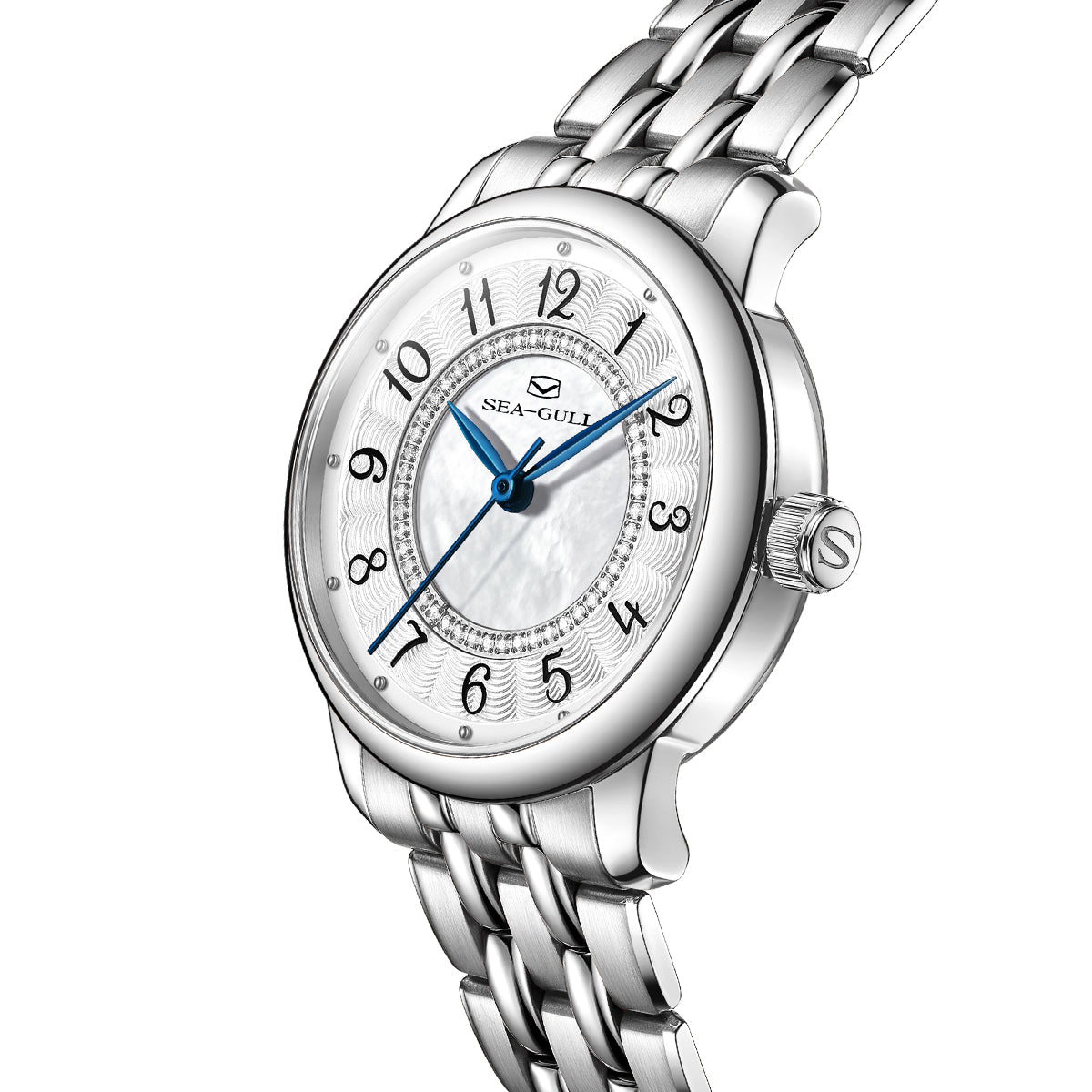 Ladies Series Concentric Circles Diamond-set Dial Dress Watch 32mm