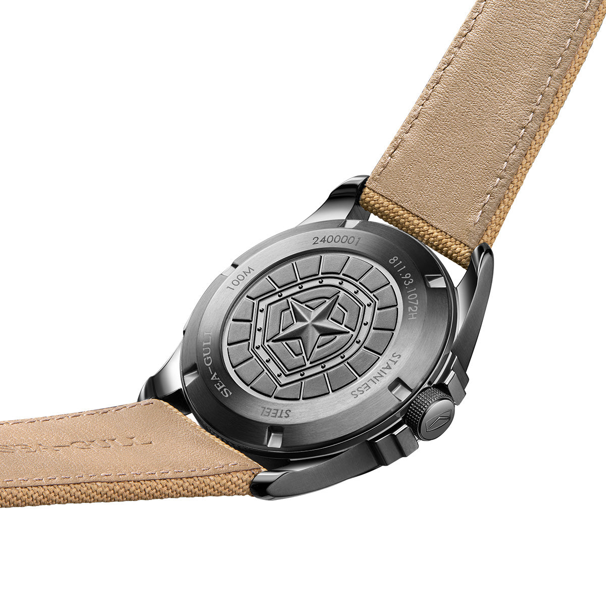 Vintage-Militäruhr, 43 mm