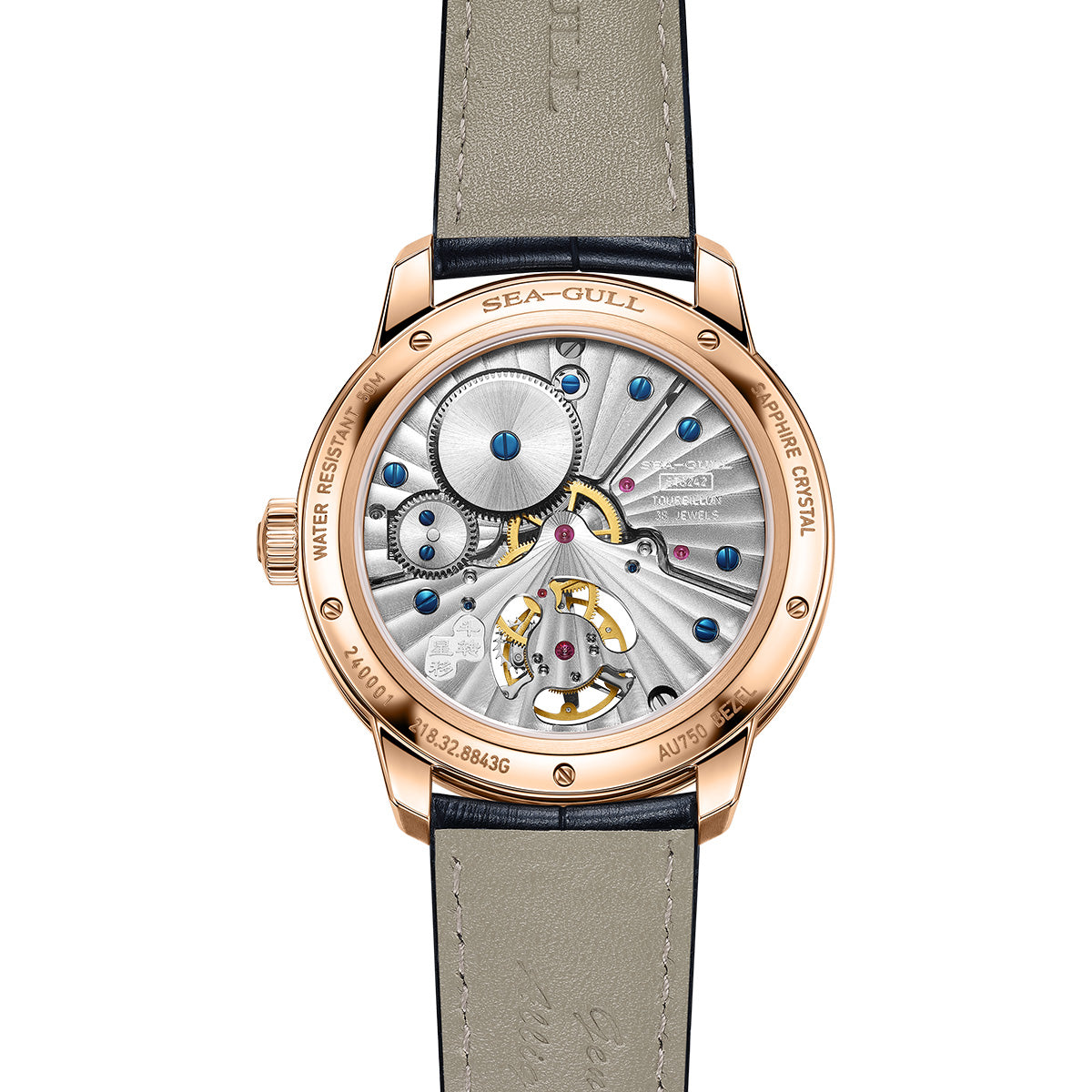 Celestial Motion Chinese Astronomical Calendar Tourbillon 43mm