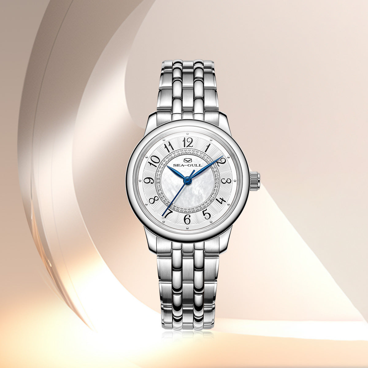 Ladies Series Concentric Circles Diamond-set Dial Dress Watch 32mm