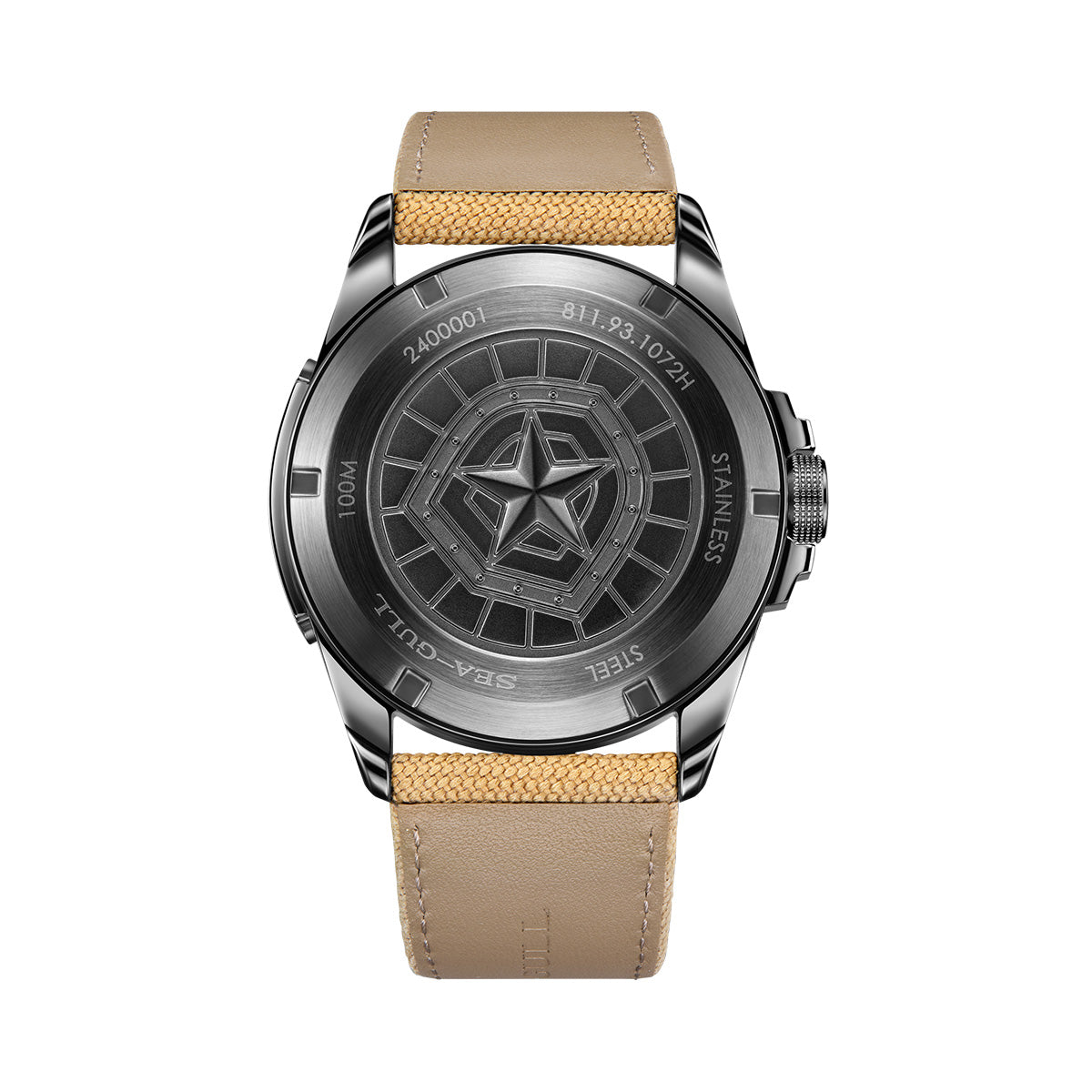 Vintage-Militäruhr, 43 mm
