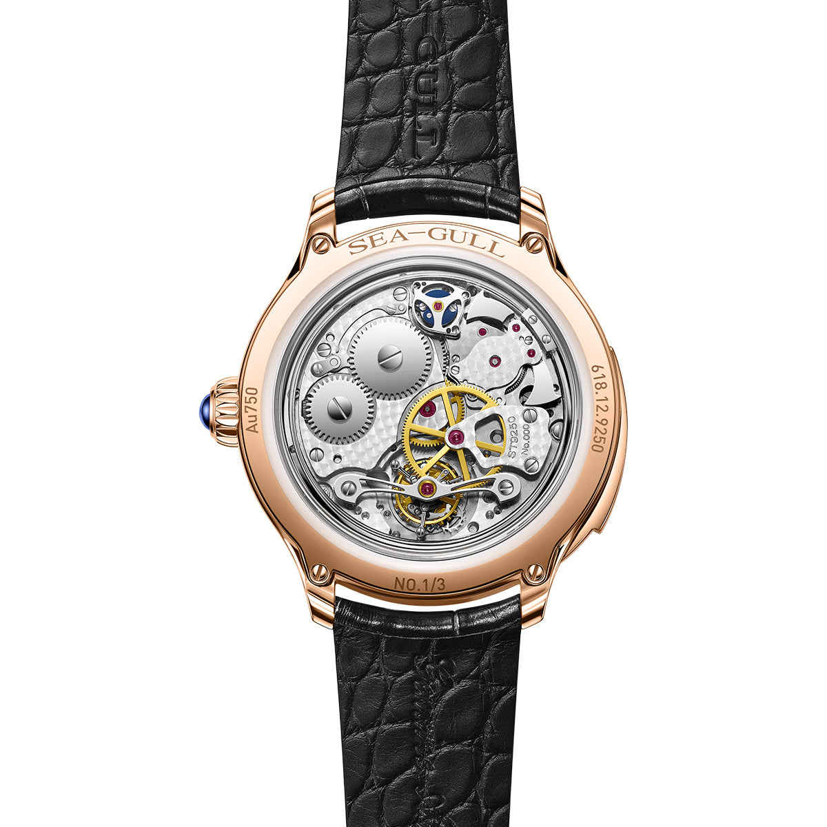 3-in-1 Perpetual Calendar Tourbillon Minute Repeater Mechanical Watch 46mm