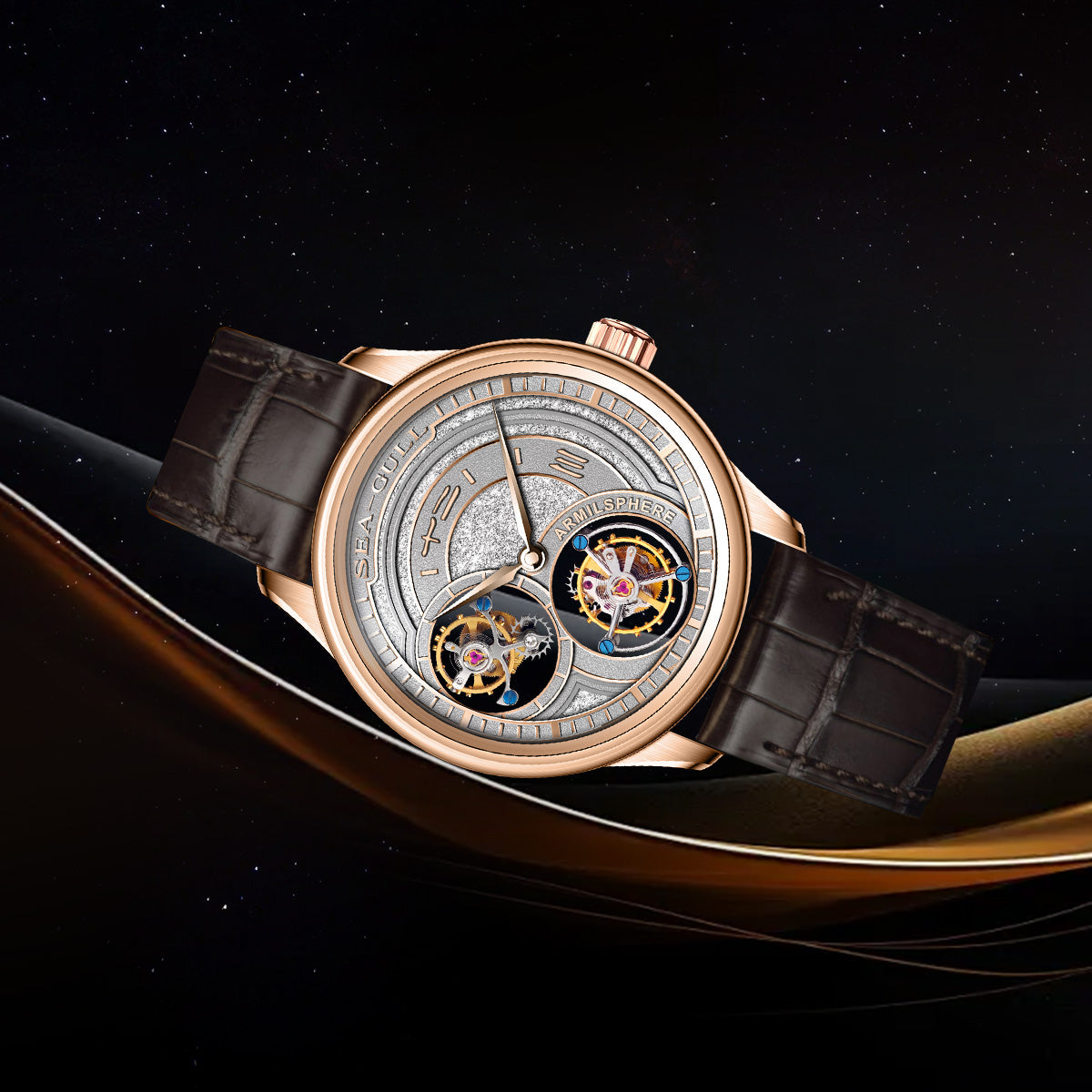 Armillary Sphere Double Tourbillon 43mm