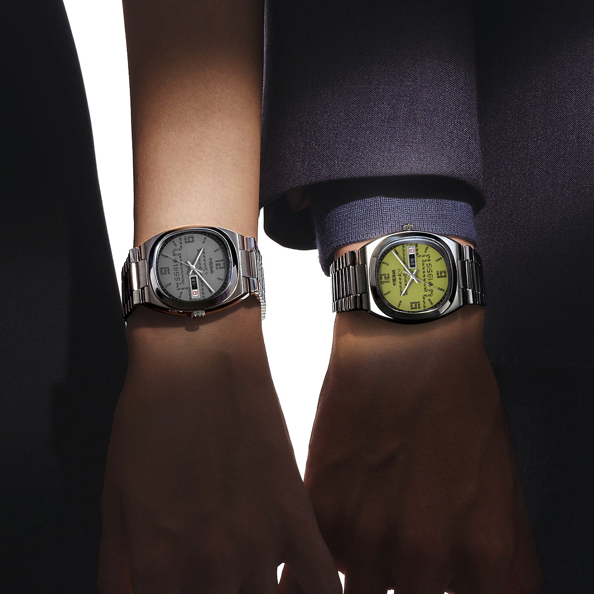 Gluttonous Snake Dial Day-date Calendar 70th Anniversary Edition Tonneau Watch 34mm