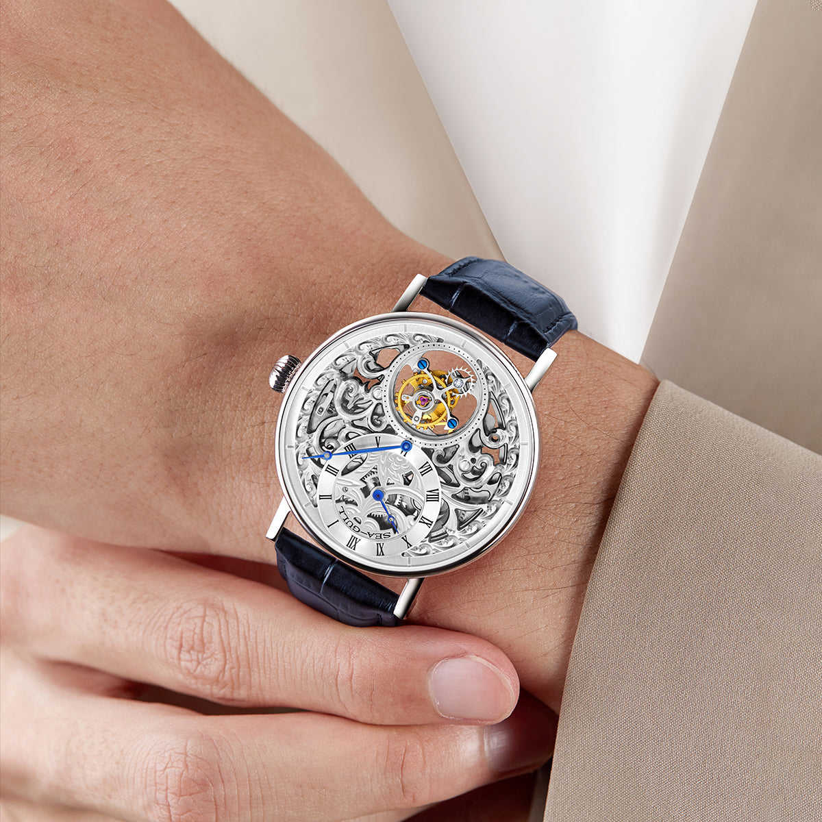 Skeleton Eccentric Axis Tourbillon 39mm