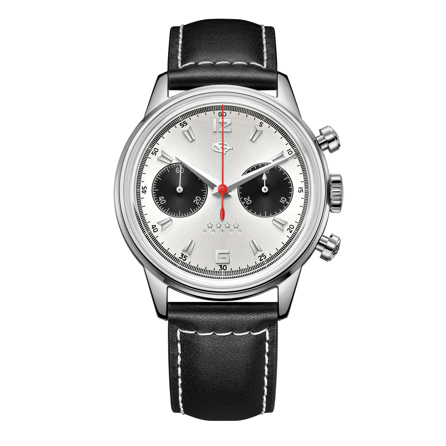 Seagull 1963 Series Reissue D304 Chronograph Watch Panda Eye Edition 40mm