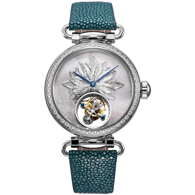 Artist Series Silver Filigree Tourbillon 39mm