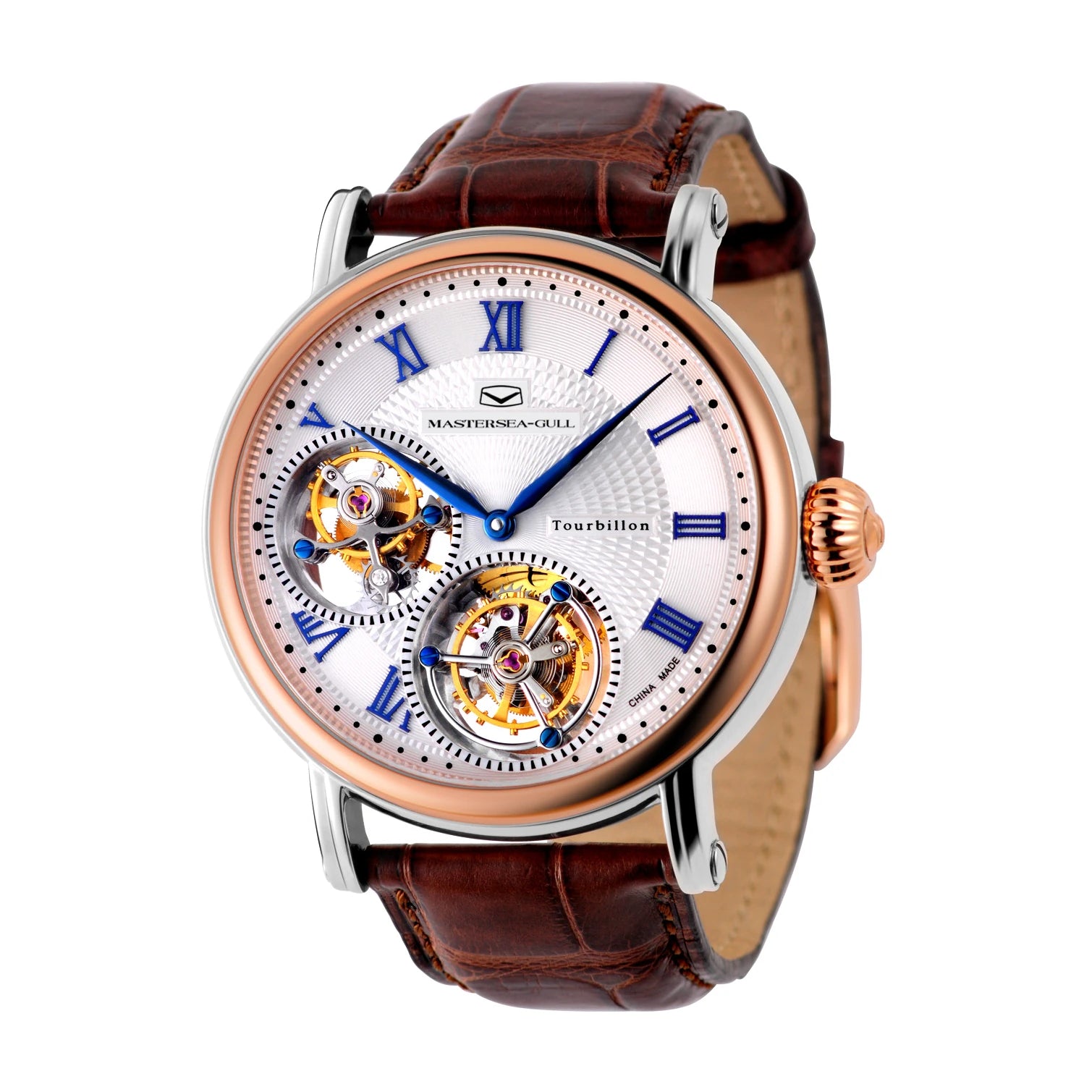Master Series Transparent Caseback Double Tourbillon 43mm