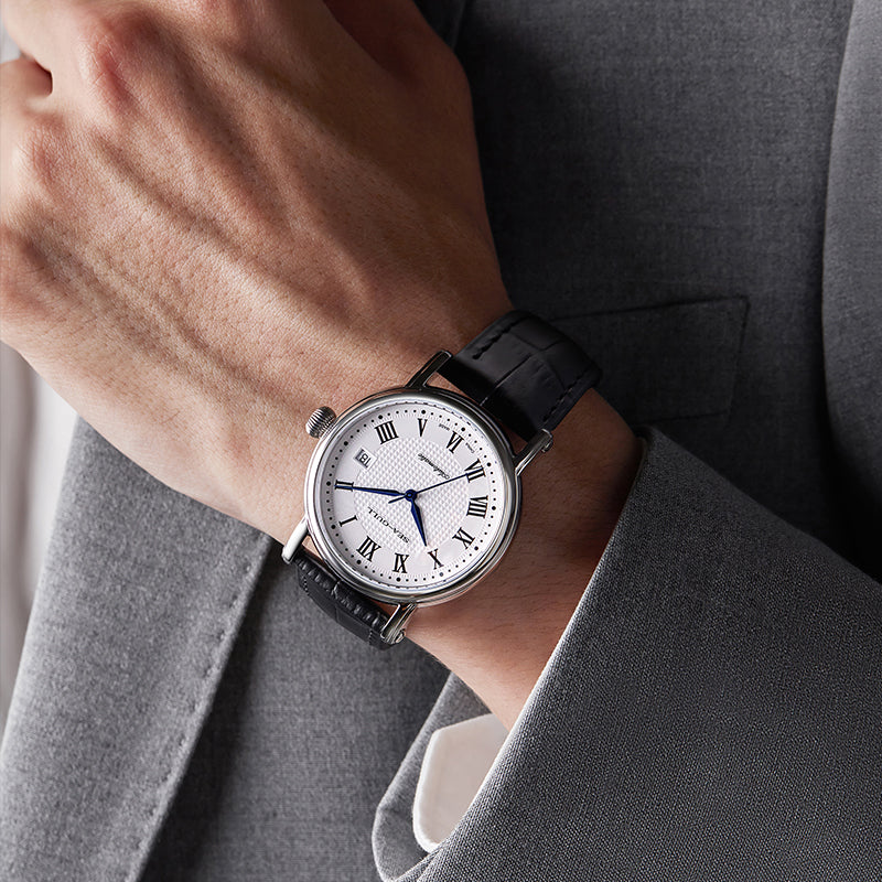 Roman Numerals Dress Couple Watch 38.5mm/27mm