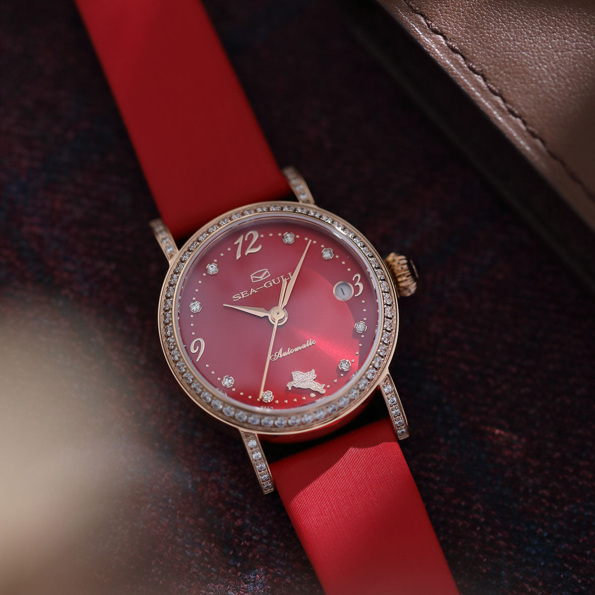 Seagull Year Of Horse Special Edition Diamond Set Lady Dress Watch 27mm