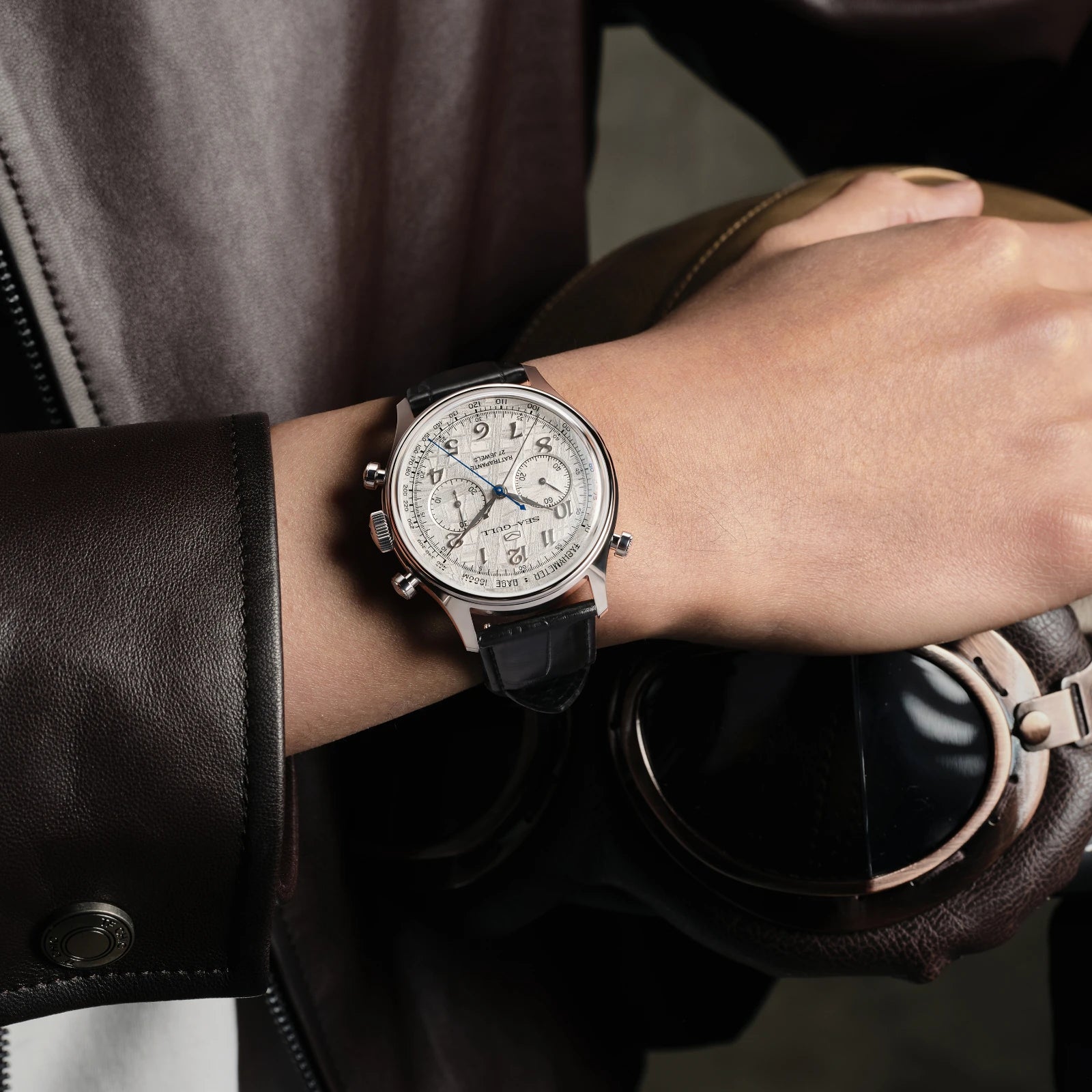 Seagull Meteorite Rattrapante Split-Second Chronograph Limited Edition 42.5mm