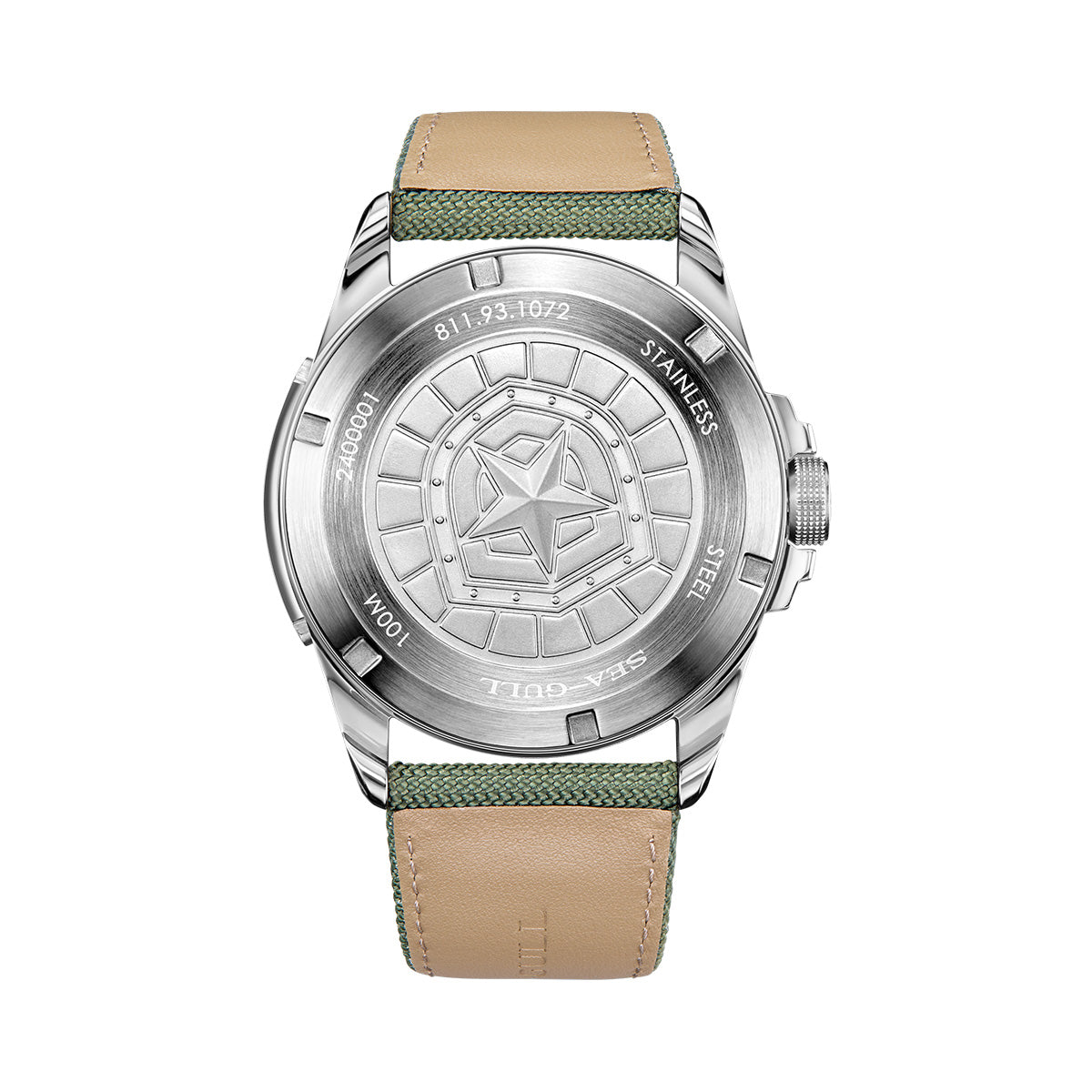 Vintage-Militäruhr, 43 mm