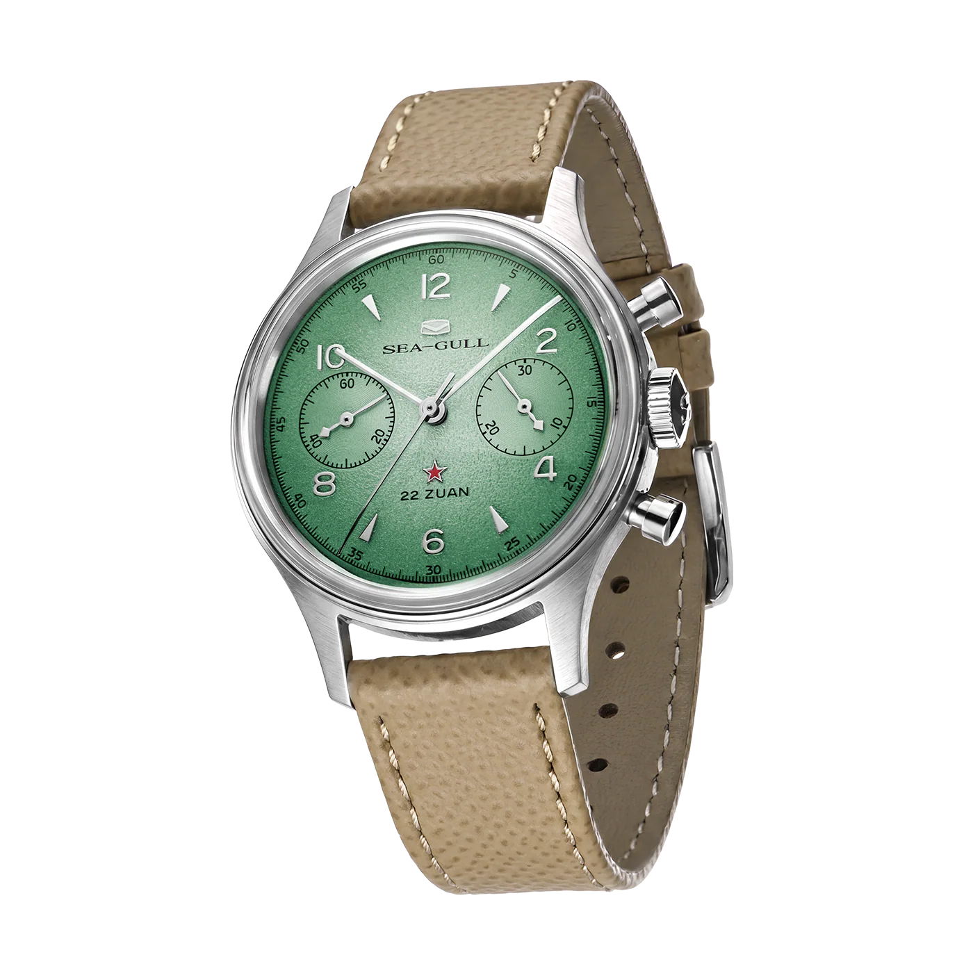 Seagull 1963 Aurora Edition Chronograph Watch 37.3mm