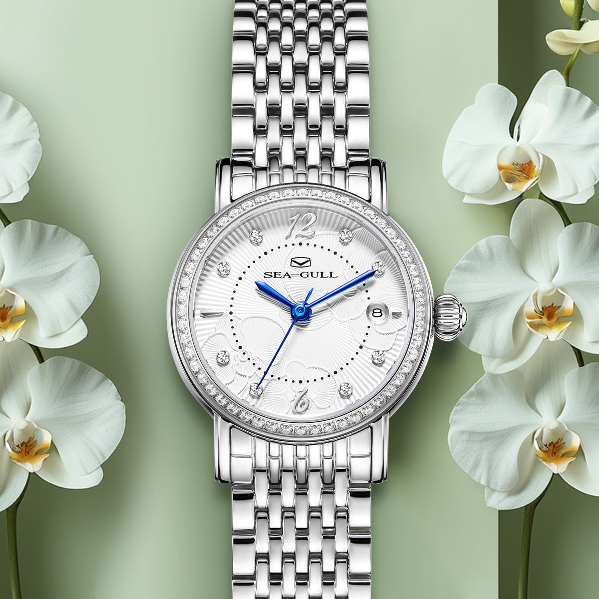 Flower Dial Lady's Watch 27mm