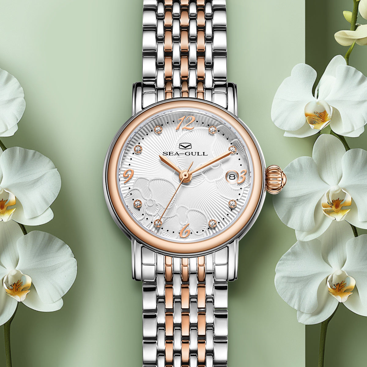 Flower Dial Lady's Watch 27mm