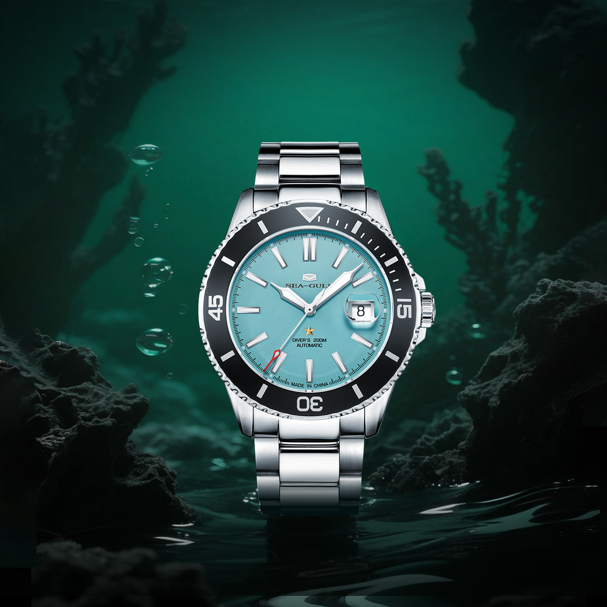 Ocean Series Matte Dial Diving Watch 44mm