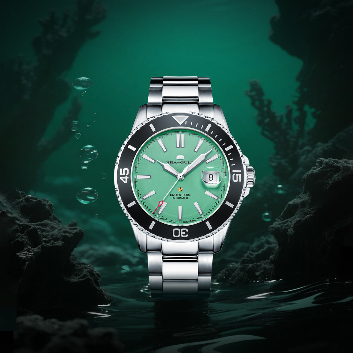 Ocean Series Matte Dial Diving Watch 44mm