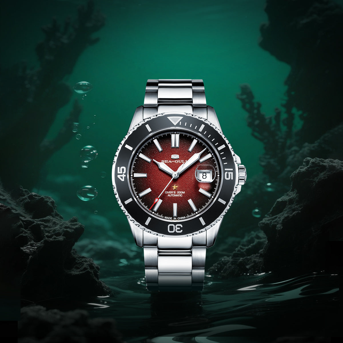 Ocean Series Matte Dial Diving Watch 44mm