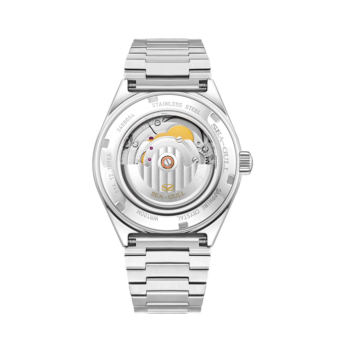 Ancient Cloud Motif Dial Date-day Calender Reissue Automatic Dress Watch 38mm