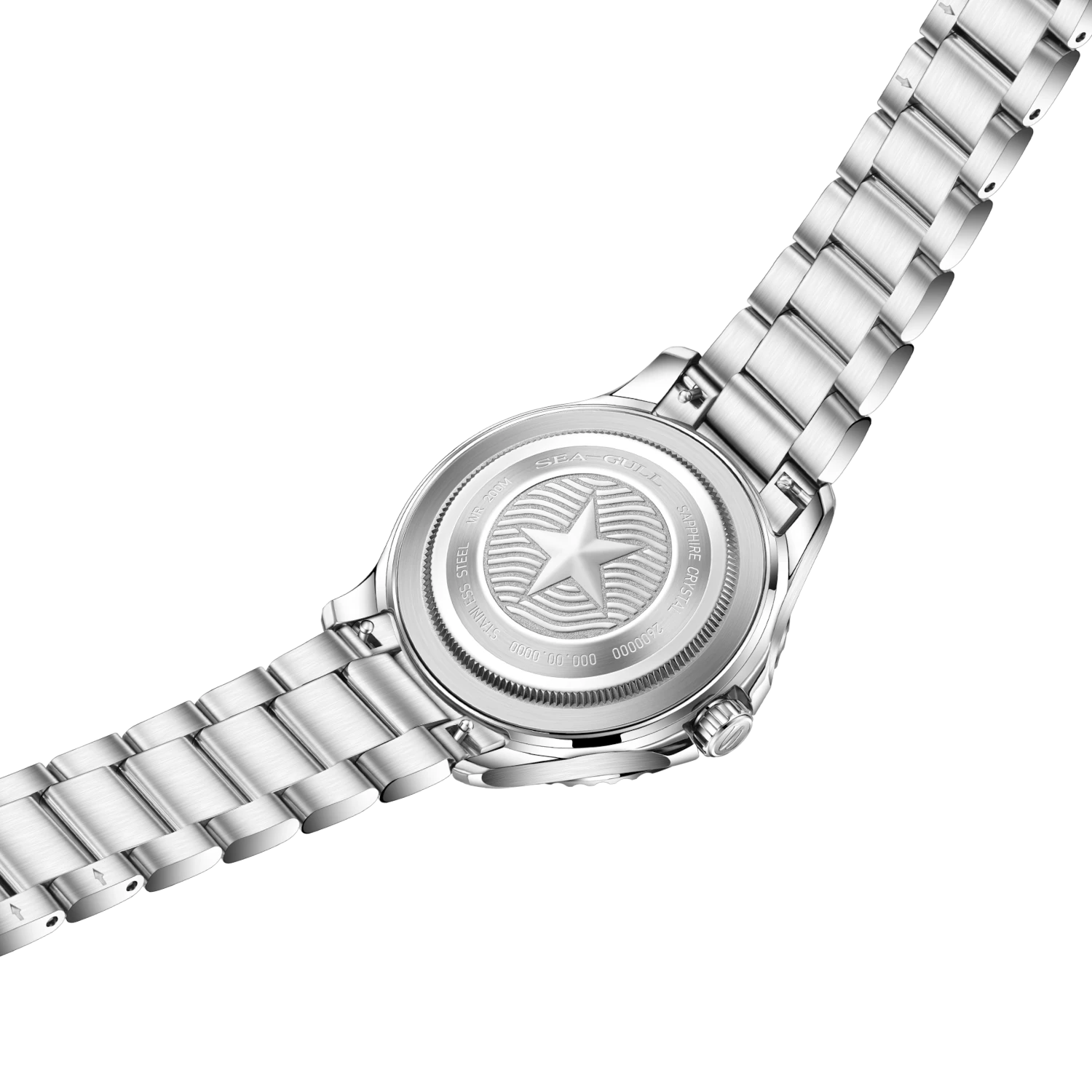 Ocean Series 200m Metallic Gradient Dial Calendar Dive Watch 39mm