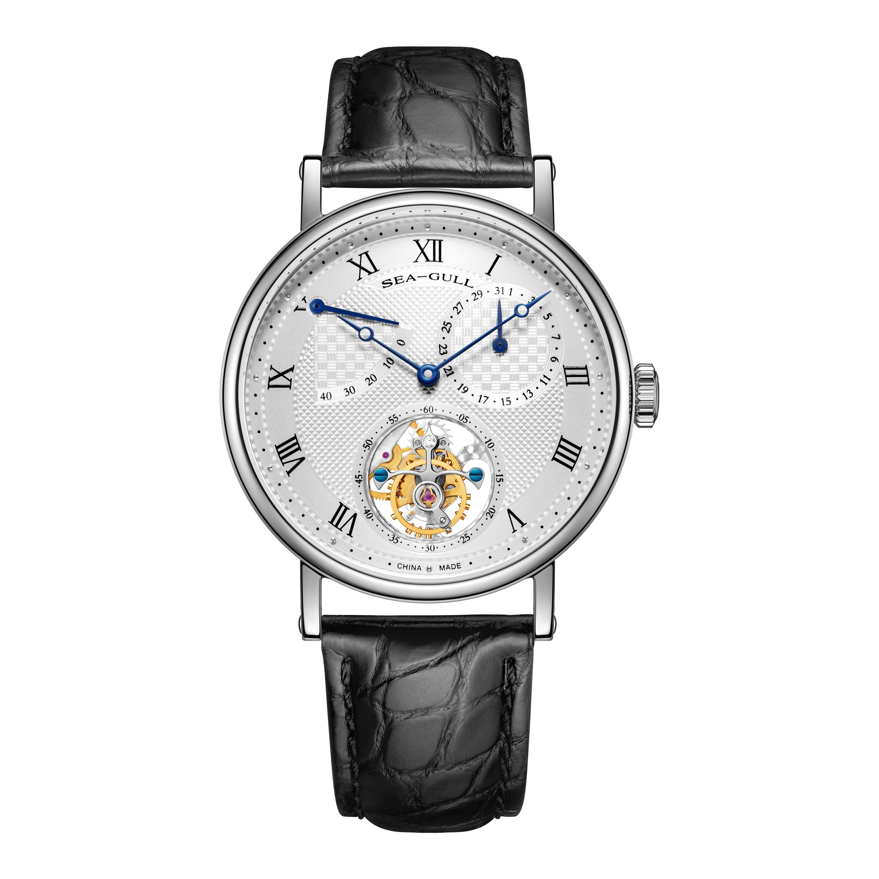 Heritage Series Tourbillon Watch Power Indicator Calendar 41mm