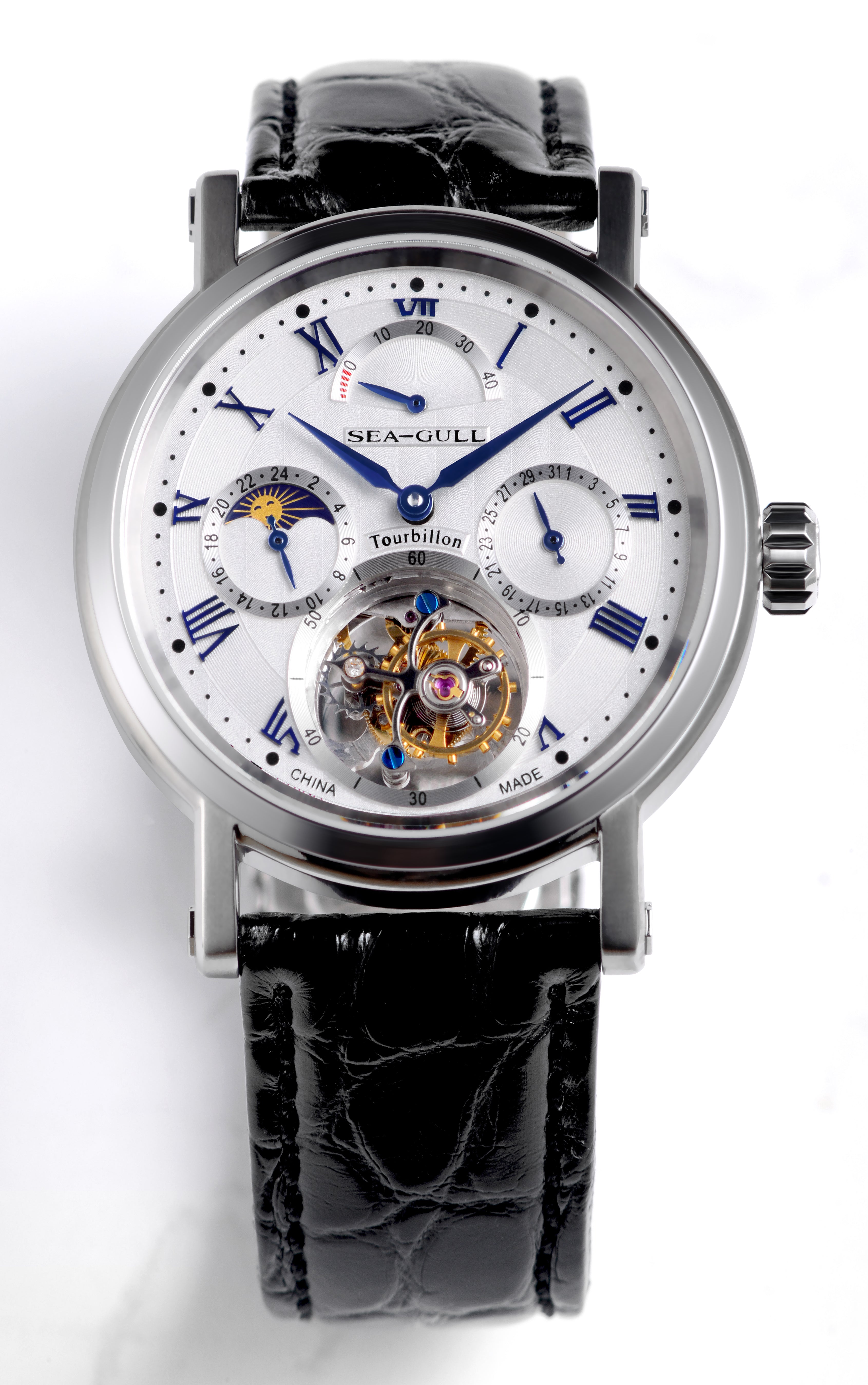 Artisan Heritage Series Multifunction Celestial Calendar Power Reserve Indicator Eccentric Tourbillon 39mm