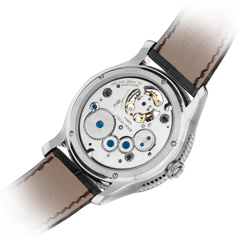 Heritage Series Tourbillon Watch Transparent Caseback 41mm