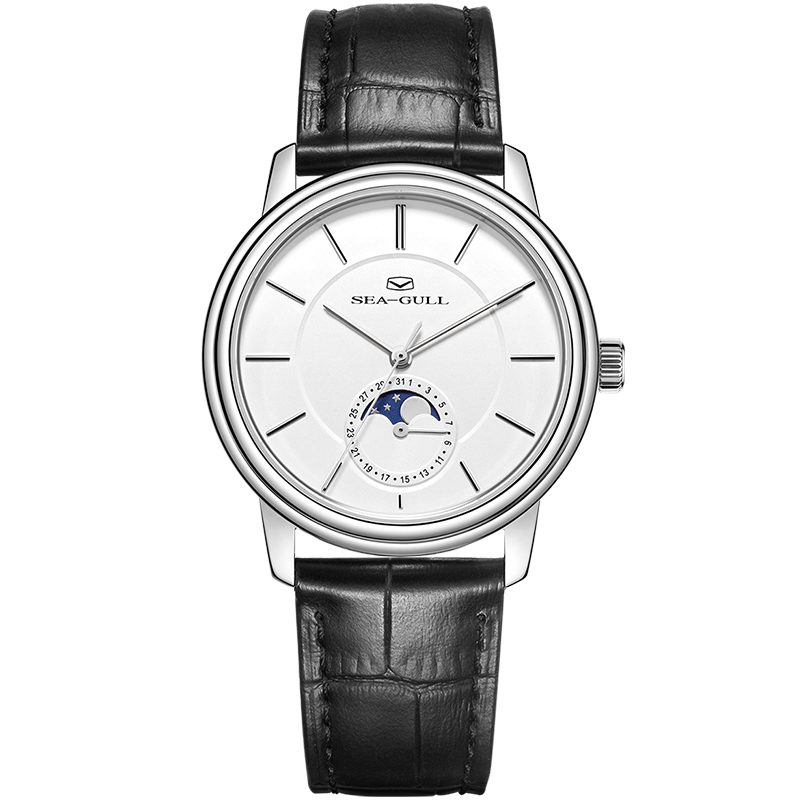 Ultraflache Mondphasenuhr, 38 mm