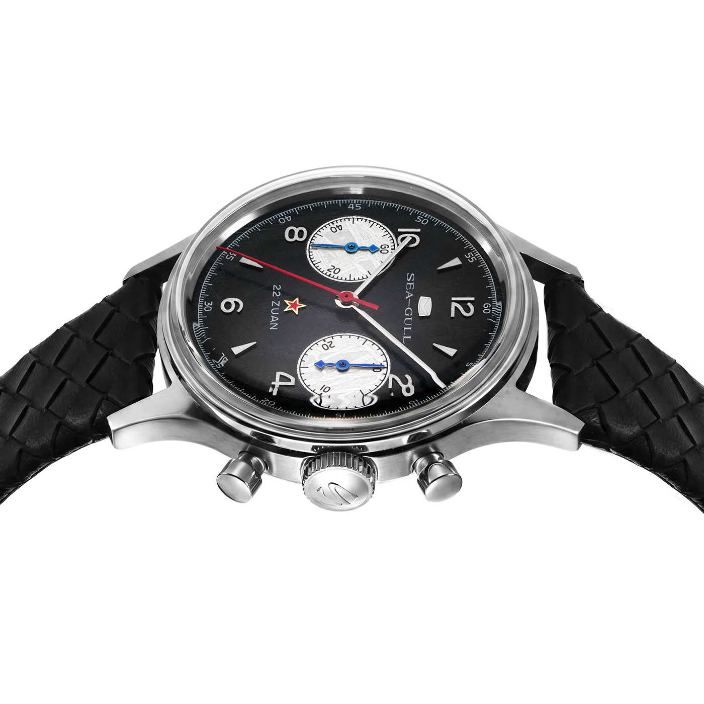 Seagull 1963 Meteorite Chronograph Watch Limited Edition 37.3mm