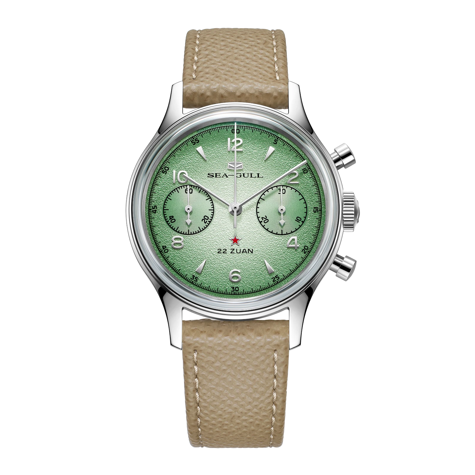 Seagull 1963 Aurora Edition Chronograph Watch 37.3mm