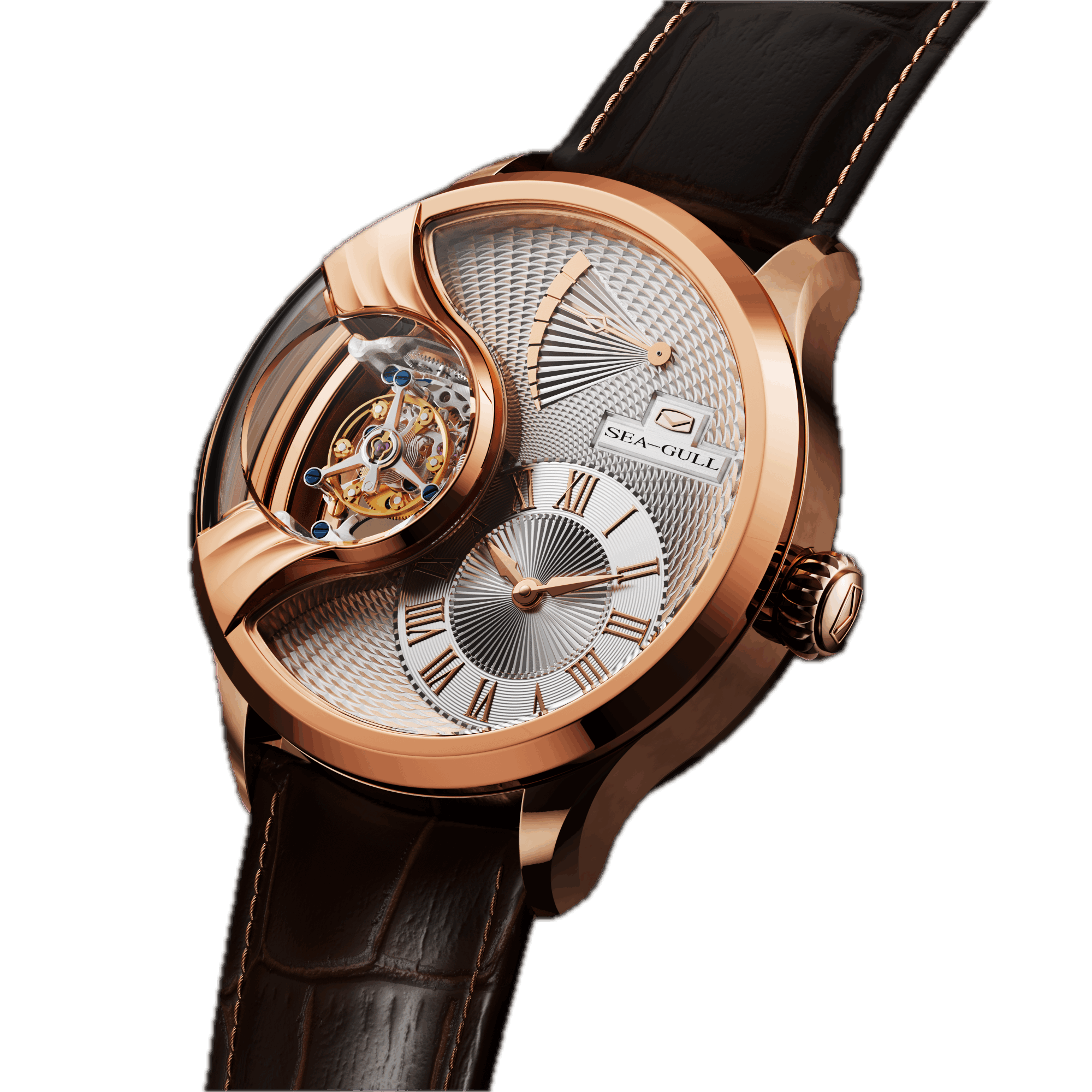 Master SeaGull Solar Wings 3D Tourbillon 44mm