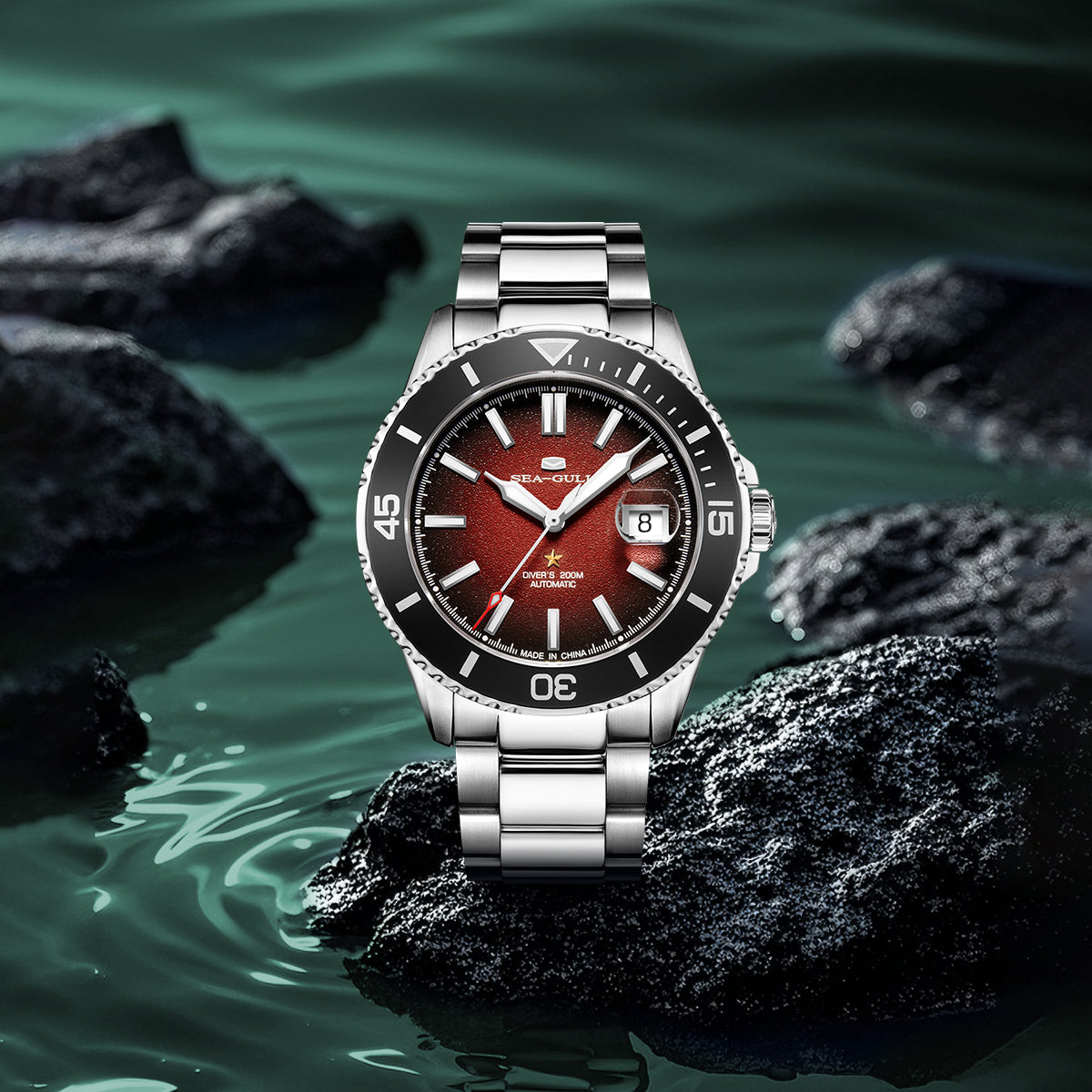Ocean Series Matte Dial Diving Watch 44mm