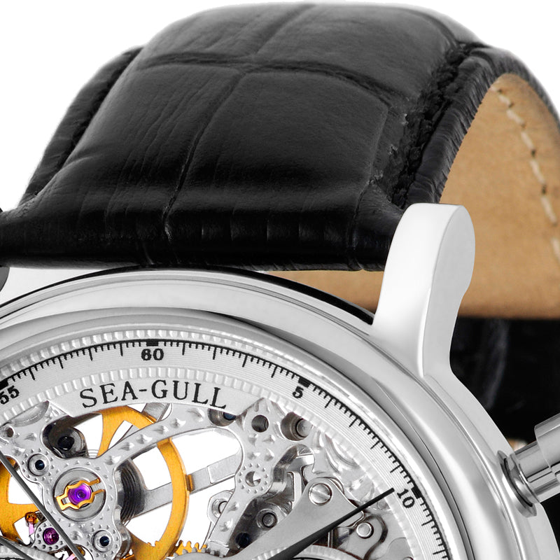 Column-wheel Chronograph Watch Skeleton Tourbillon 41 mm