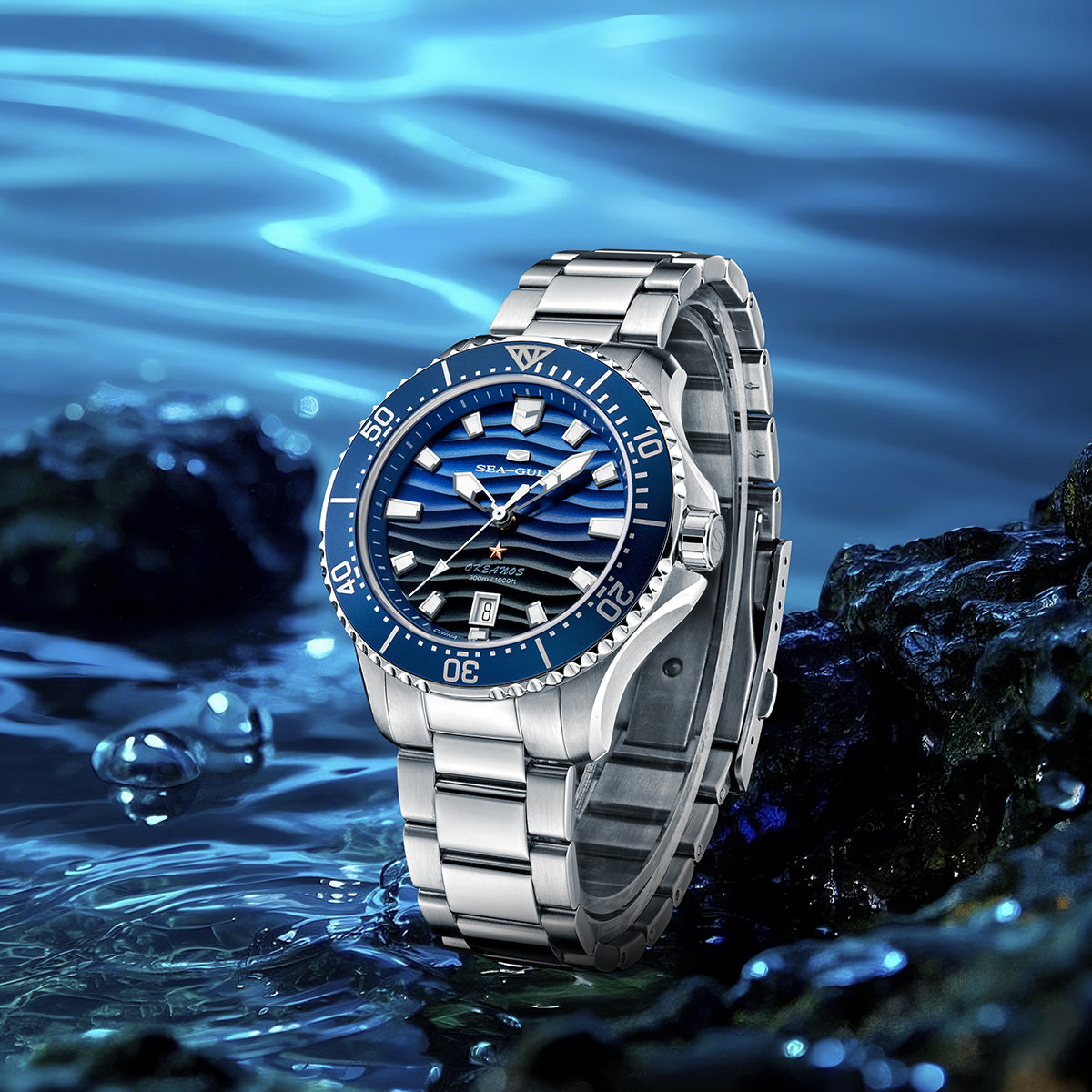 Taucheruhr der Ocean-Serie, 41 mm