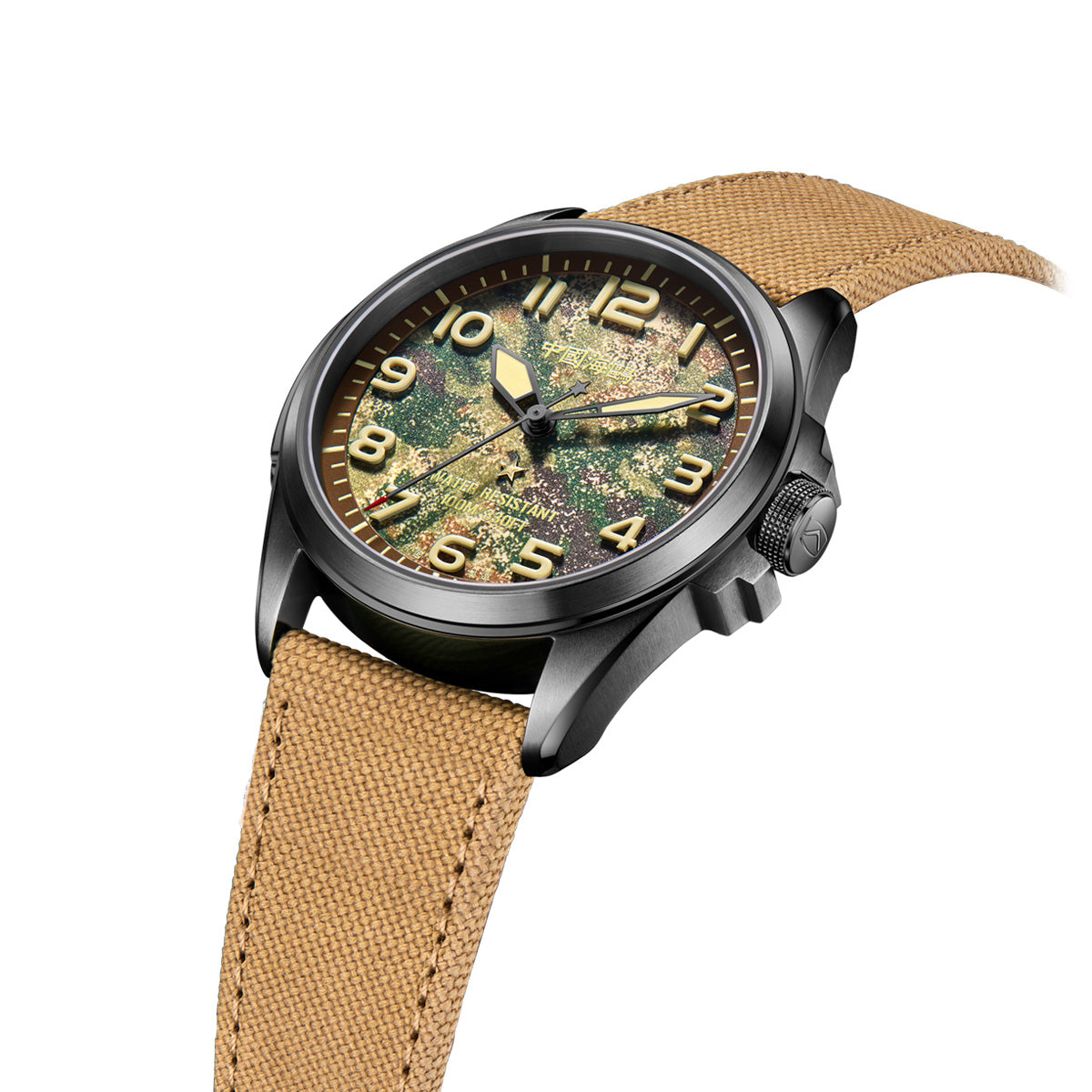 Vintage-Militäruhr, 43 mm