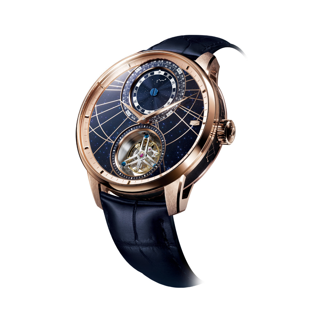 Celestial Motion Chinese Astronomical Calendar Tourbillon 43mm
