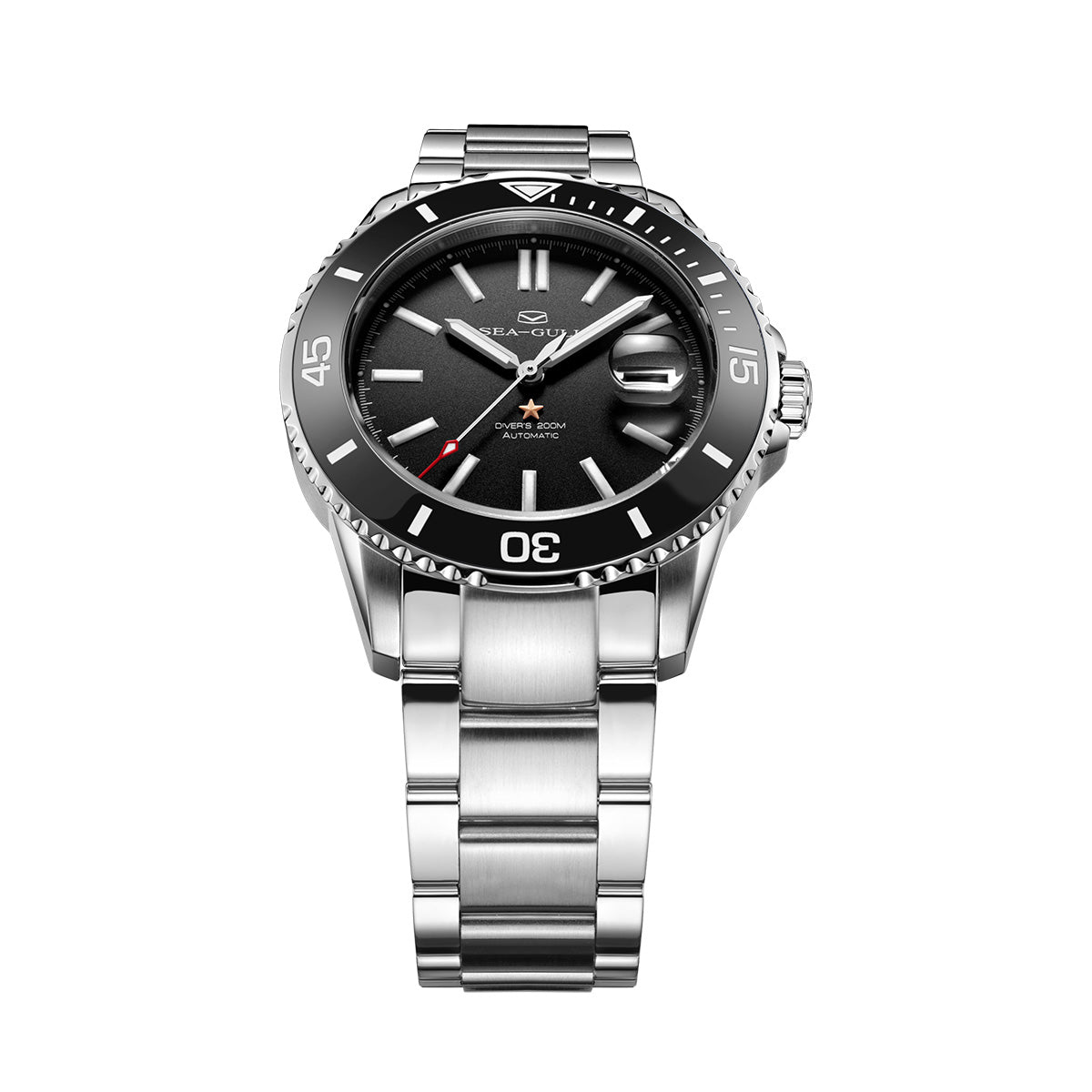 Seagull Ocean Seriers 200m Waterproof Ceramic Bezel Diver Men's