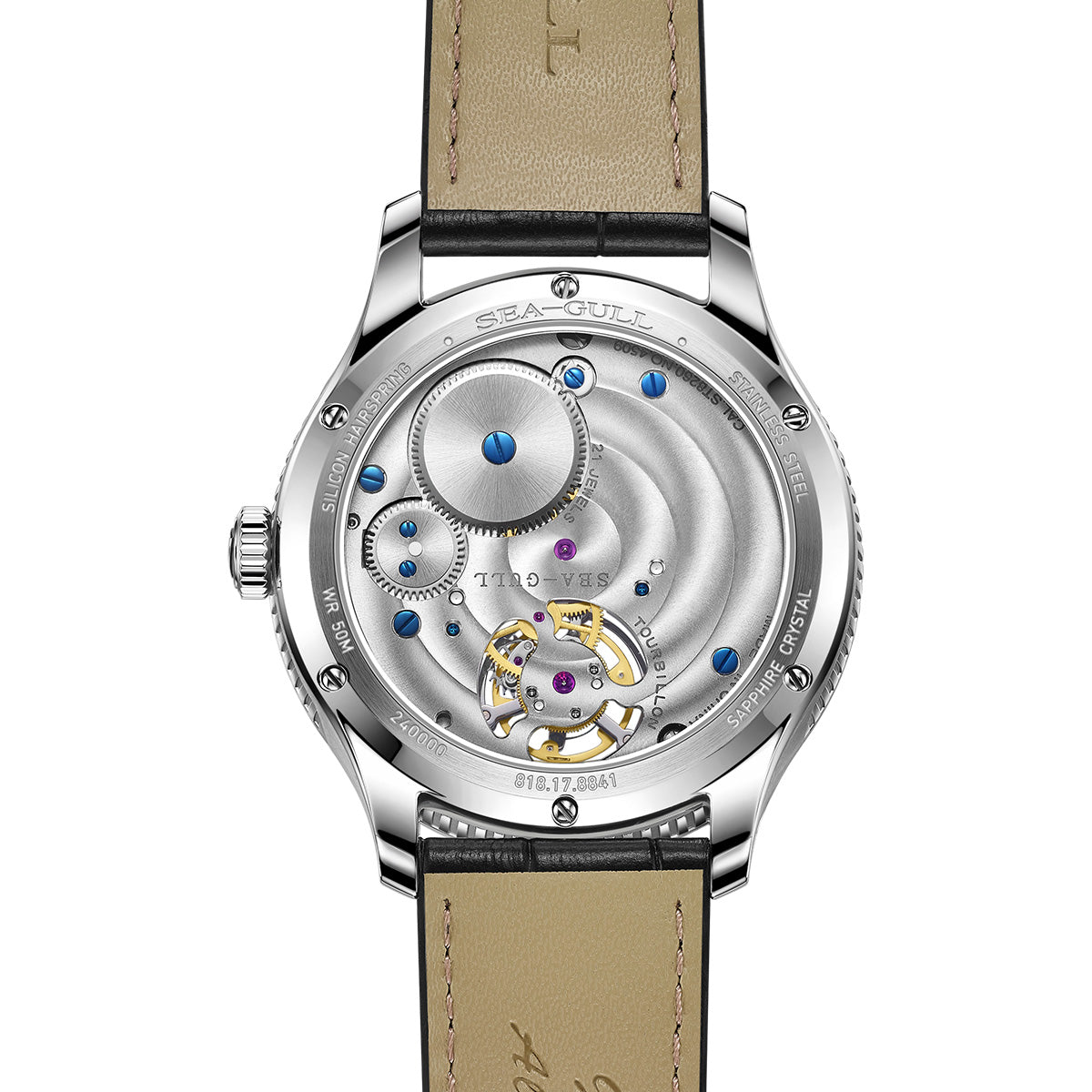 Free-sprung Silicon Hairspring Tourbillon 42mm