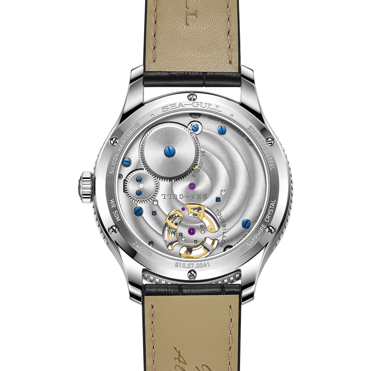 Free-sprung Silicon Hairspring Tourbillon 42mm