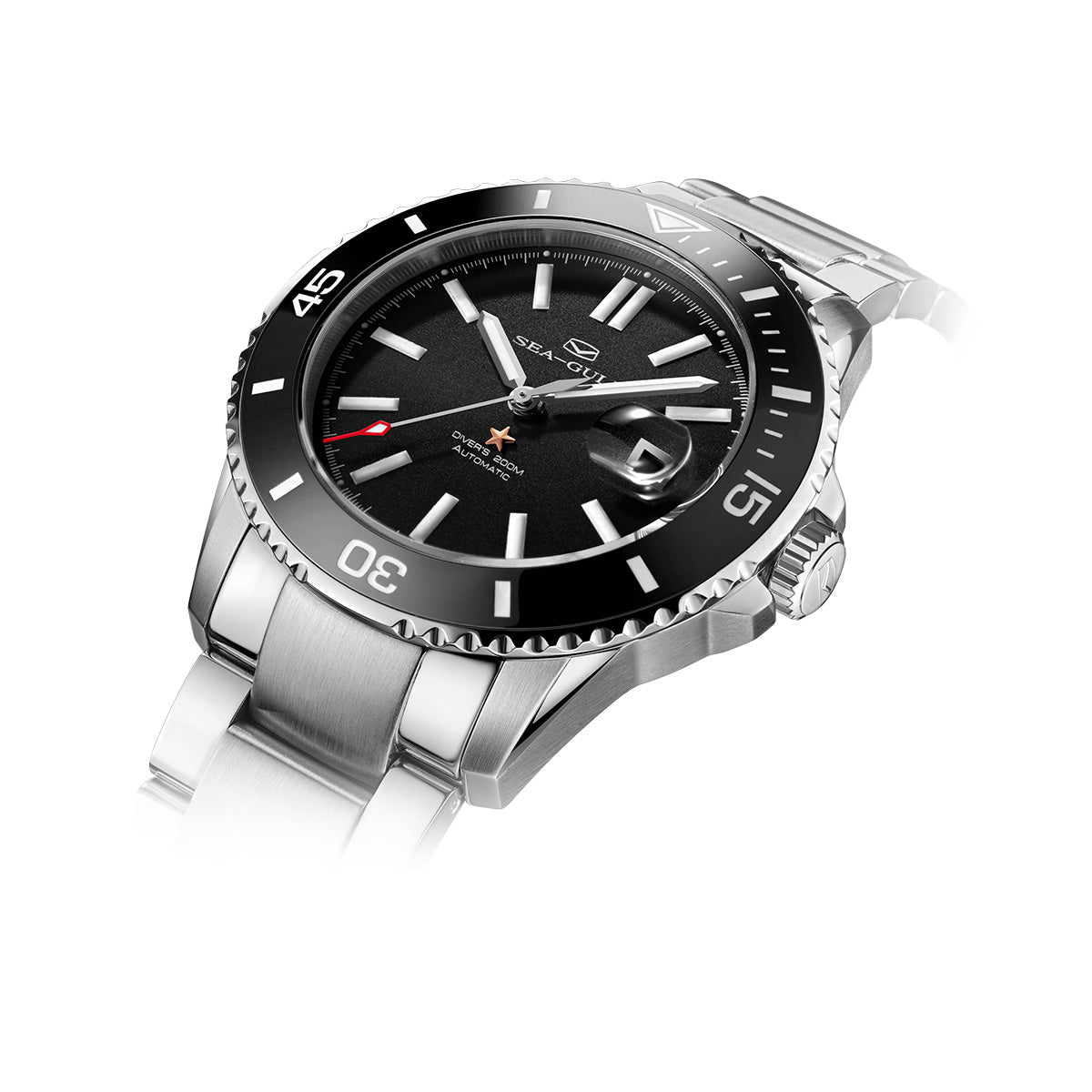 Seagull Ocean Seriers 200m Waterproof Ceramic Bezel Diver Men's