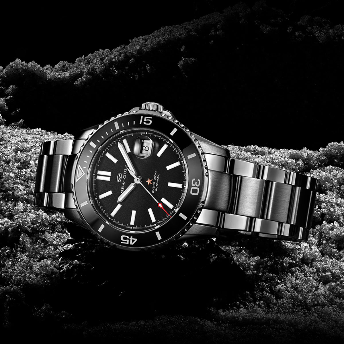 Seagull Ocean Seriers 200m Waterproof Ceramic Bezel Diver Men's