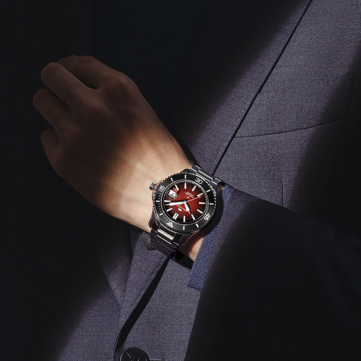 Ocean Series Matte Dial Diving Watch 44mm