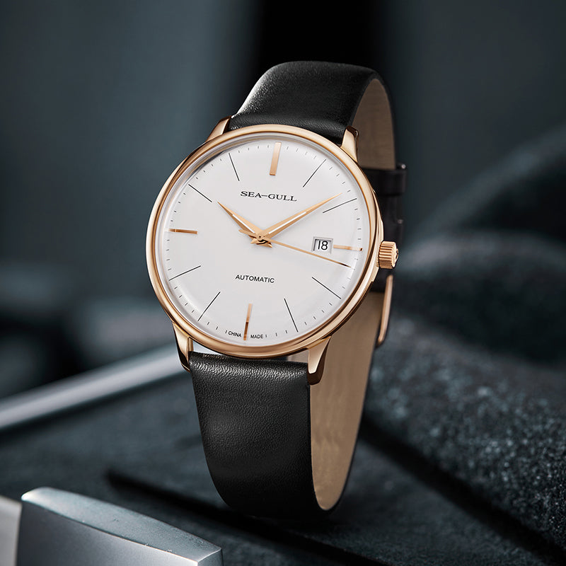 Seagull Bauhaus Style Calendar Dress Watch Men's Automatic Mechanical Watch 519 Seagull Bauhaus Style Calendar Dress Watch Men's Automatic Mechanical Watch 519