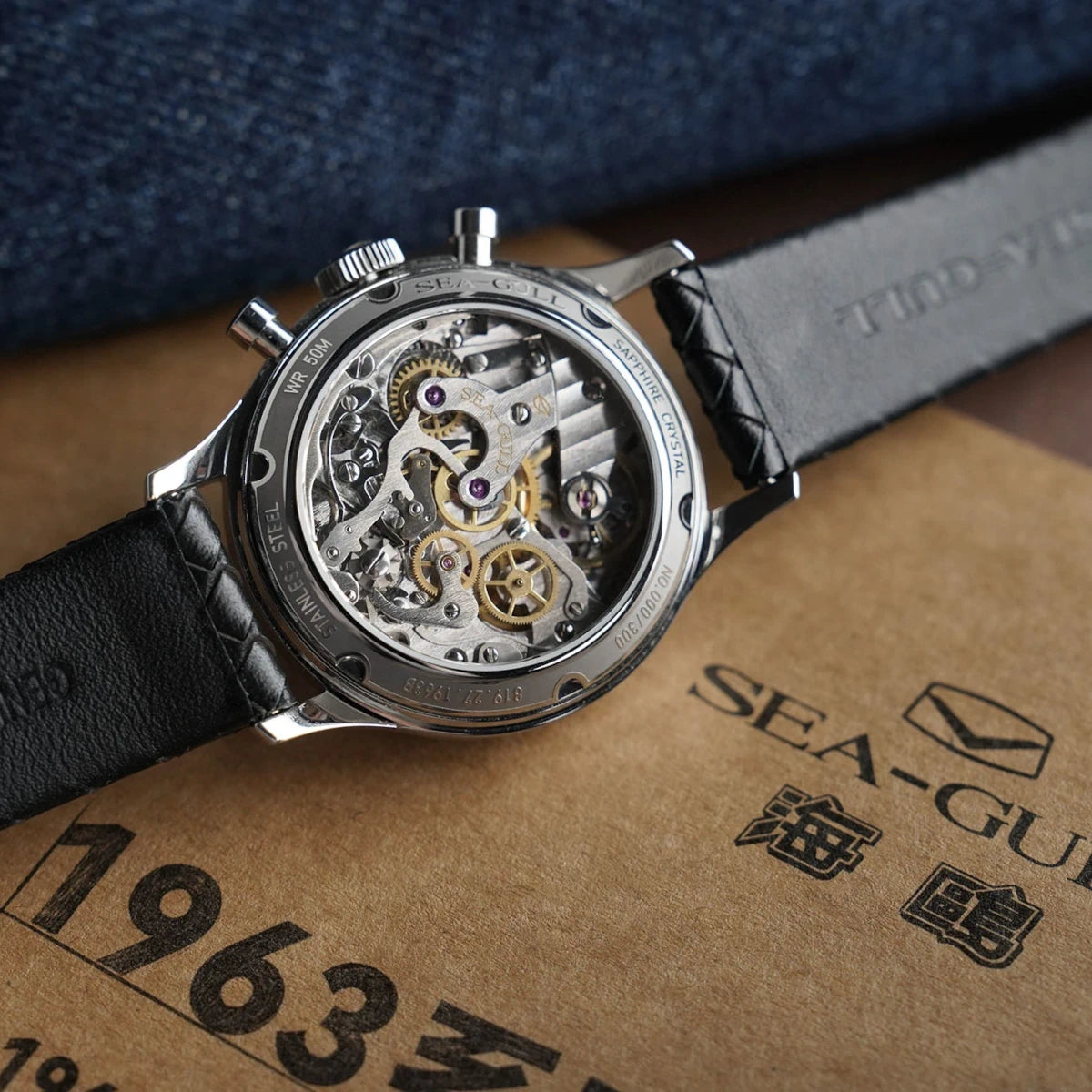 Seagull 1963 Polar Night Edition Vintage Chronograph 37.3mm | Enhanced ST19 Fine Finishing