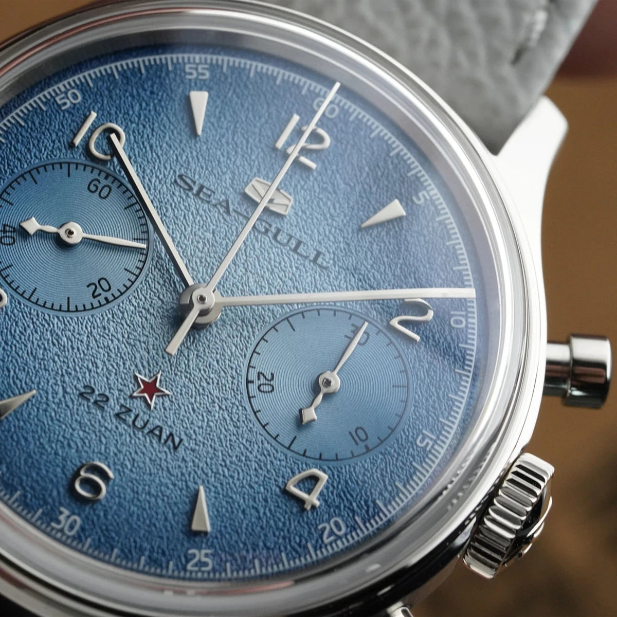 Seagull 1963 Aurora Edition Chronograph Watch 37.3mm