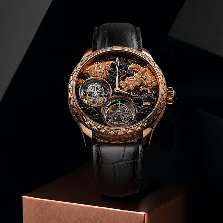 Year of the Dragon Limited Edition Nine Dragons Double Tourbillon 43mm