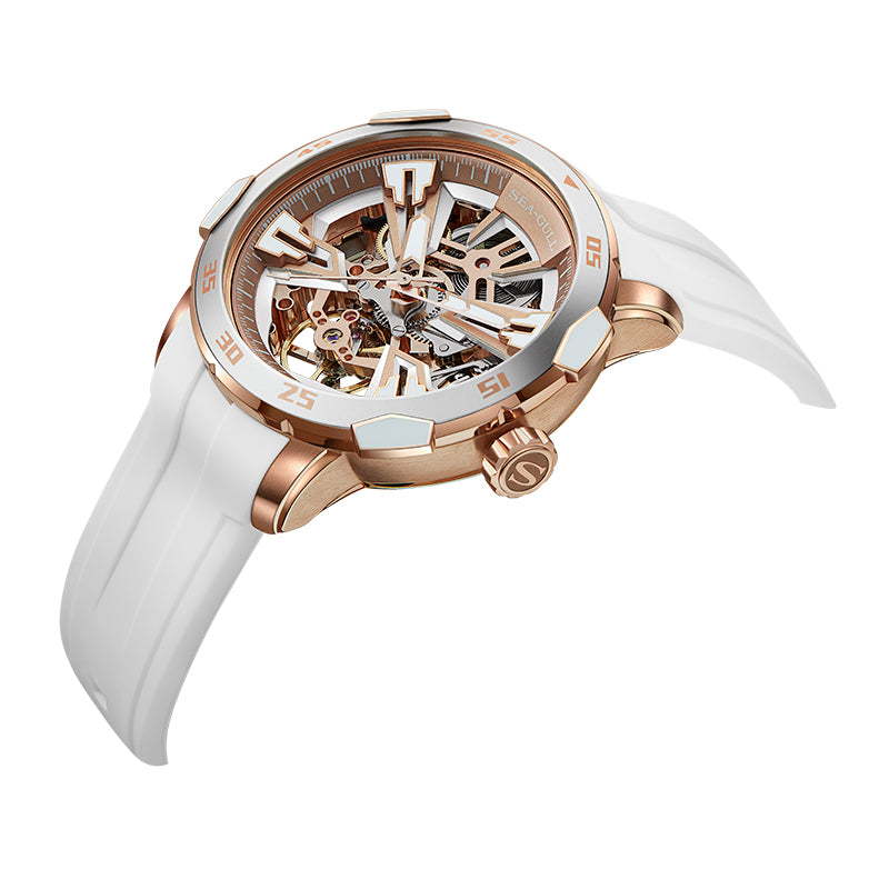 ساعة Edge Series Skeleton Dial للزوجين 44.5 مم/40.5 مم
