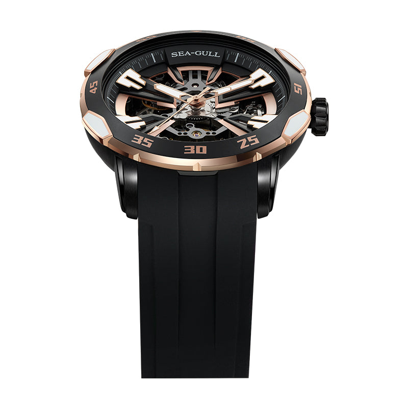 ساعة Edge Series Skeleton Dial للزوجين 44.5 مم/40.5 مم