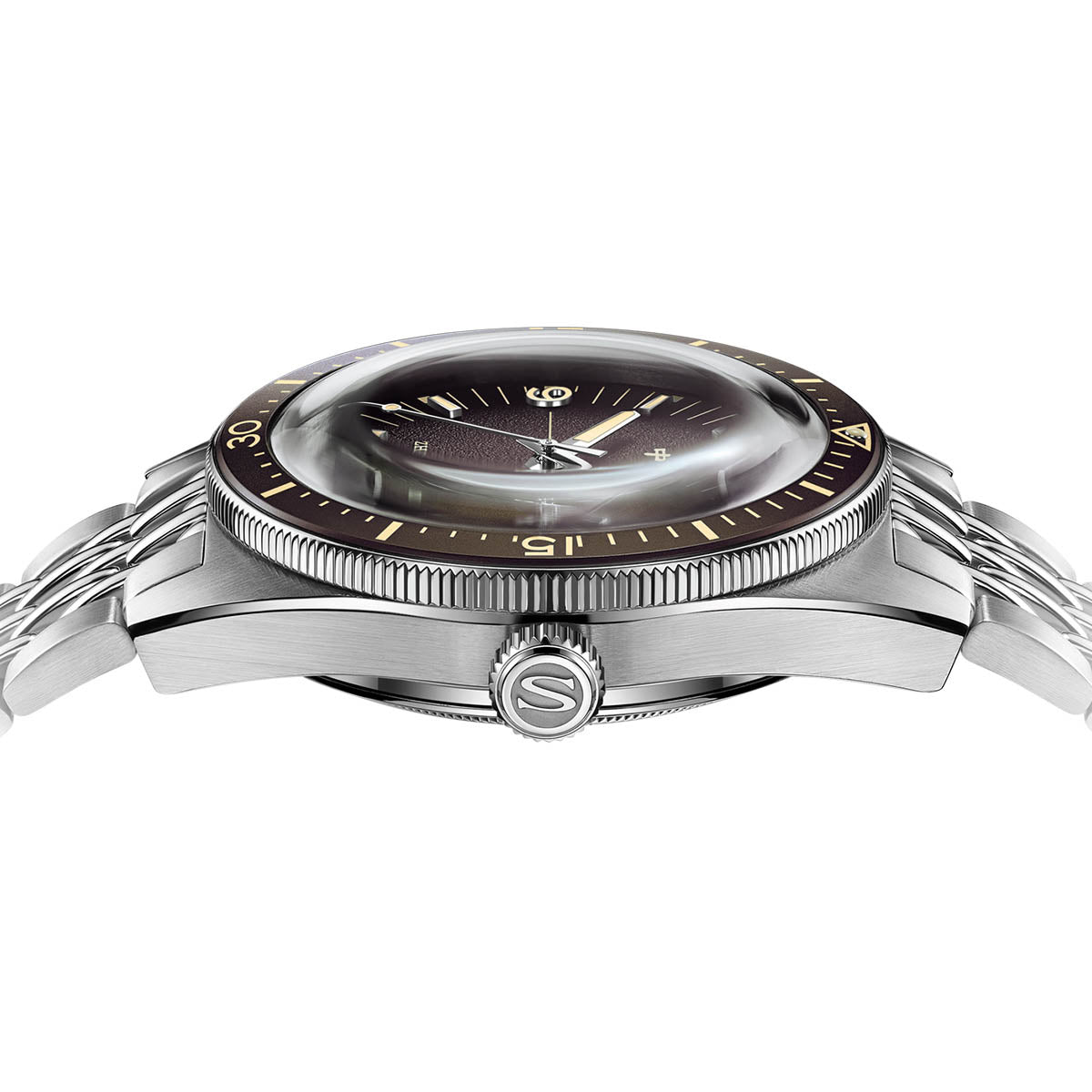 Ocean Series 1984 Antarctic Expedition Calendar Luminous Vintage Dive Watch 40mm